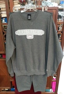 Starter brand Arkansas Razorbacks Grey Sweatsuit XL shirt L Pants - Picture 1 of 7