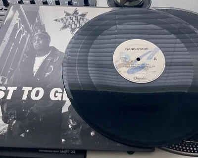 Gang Starr – Just To Get A Rep OG 1992 Press 12" PROMO in Picture Cover VG+/VG+ - Image 1 of 3