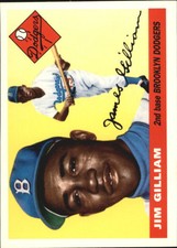 1995 Topps Archives Brooklyn Dodgers Baseball Card #91 Junior Gilliam