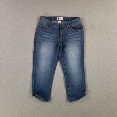 SO Jeans Size 5 Cute Capri Shorts Soft Denim Lightweight - Image 1 of 4