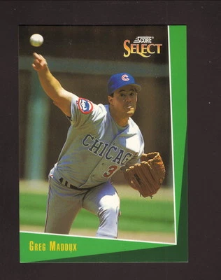 Greg Maddux--Chicago Cubs--1993 Score Select Baseball Card - Image 1 of 2