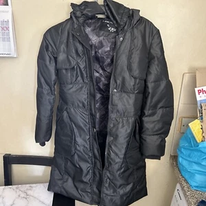 Puffer Mantel mit Kapuze Größe L anthrazit JXU neu mit Etikett - Bild 1 von 7