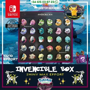 ✨INVENCIBLE BOX - HISUI SHINY✨ | pokemon leyendas Arceus 🏞️ / Legends Arceus 🌋 - Picture 1 of 3