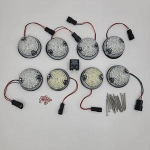 Land Rover LED 73mm Clear Lamp Upgrade Kit Part# BA9718UK - Picture 1 of 2