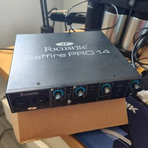 Focusrite Saffire PRO 14 Audio Interface + USB-C adapters - Picture 1 of 3