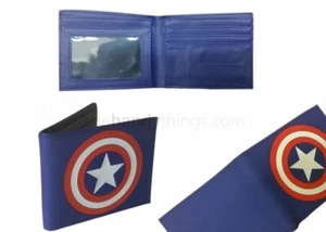 Marvel Avengers Captain America Blue Wallet/Card Holder Novelty Gift - Picture 1 of 1