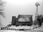 Farm in the Snow, Iowa County, Iowa - 1940 - Vintage Photo Print