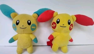 2005 Pokemon 8" Plusle & Minun Red Blue Collectibles - Picture 1 of 7