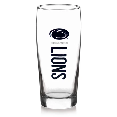 Penn State Nittany Lions Clubhouse Logo Clear Craft Beer Pint Glass Cup 16 oz Cover