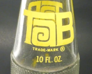 Vintage ACL Soda POP Flasche - gelber Schriftzug Tab von COCA-COLA - 10 Unzen ACL - Bild 1 von 2