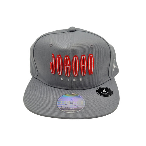 Cappello berretto snapback ragazzo Nike Air Jordan Flight MVP Pro grigio surf stealth