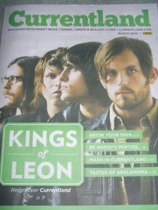 Currentland Magazine March 2014 Kings of Leon Oklahoma Arkansas Dining Guide - Picture 1 of 7