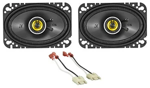 4x6" Kicker Front CSC Speaker Replacement Kit for 1987-1995 Jeep Wrangler YJ - Picture 1 of 11