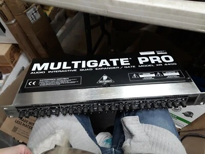BEHRINGER MULTIGATE PRO XR4400 4-Ch Audio Interactive Quad Expander  NO CORDS - Image 1 of 3