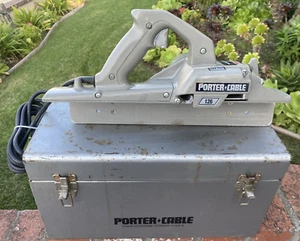 PORTER CABLE PORTA PLANE MODEL 126 HEAVY DUTY PLANER W/ CARBIDE BLADE USA MADE - Picture 1 of 18