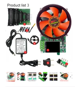 150W 4-wires Battery Capacity Tester 2.4 Inch TFT Color Screen CNC Type T - Picture 1 of 4