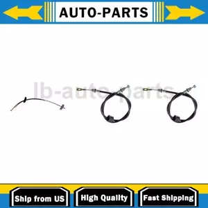 3x Parking Brake Cable Front Rear For 1994-1995 Pontiac Firebird 3.4L - Picture 1 of 8