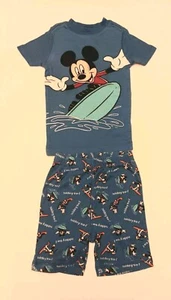 Vintage Disney Kids Mickey Mouse Pajama Set Size Small (6) - Picture 1 of 4