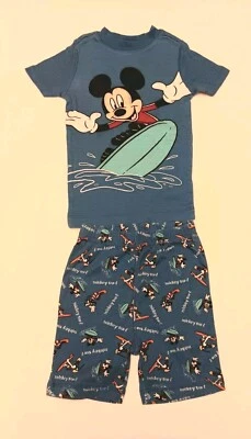 Vintage Disney Kids Mickey Mouse Pajama Set Size Small (6) - Image 1 of 4