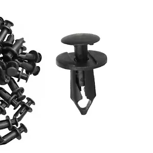 100 piezas Clips para remaches de plástico orificio Retenedor Guardabarros Parachoques Pin de empuje Fijador 8 mm - Imagen 1 de 8