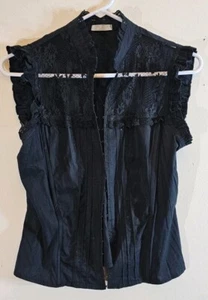 Camisa negra Damoda talla mediana para mujer - Imagen 1 de 6