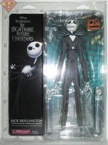 JACK SKELLINGTON w/ PUMPKIN Nightmare Before Christmas 9" Figure Neca MINT 2023 - Picture 1 of 12