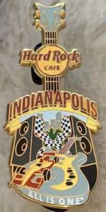 Hard Rock Cafe Indianapolis 2013 City T-Shirt Core Guitar V13 Series Revers #7 - Bild 1 von 1