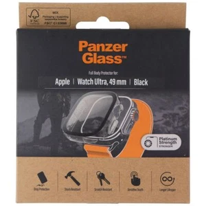PanzerGlass Cadre & Écran Protecteur pour Apple Watch Ultra 2/1 (49mm) - Noir - Photo 1 sur 2