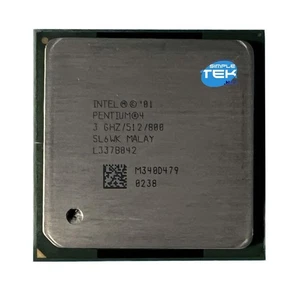 PC CPU PGA478 Intel Pentium 4 3,00GHZ SL6WK Pga 478 Processor Socket Computer - Picture 1 of 4