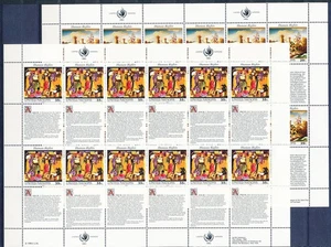 XE53517 United Nations human rights paintings sheets XXL MNH - Picture 1 of 1