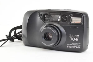 * Almost MINT * Pentax ESPIO 70E 70-E Point & Shoot Black 35mm Film Camera JAPAN - Picture 1 of 16