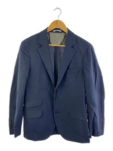 BRUNELLO CUCINELLI TAILORED JACKET 48 COTTON Navy SOLID Used - Picture 1 of 6