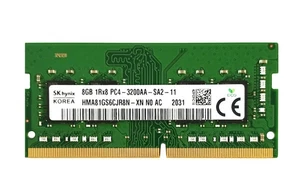 8GB 1Rx16 PC4-3200AA-SA2 SKhynix HMA81GS6CJR8N-XN N0 AC Notebook RAM - Bild 1 von 2