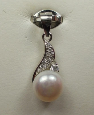 Perle  -  Anhänger Sterlingsilber 925 - Bild 1 von 4