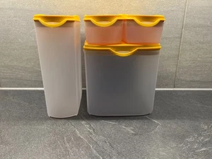 Tupperware Eidgenossen plus gelb 4 Stück Set (1x2,2l; 2x350ml; 1x3,4l) - Bild 1 von 13
