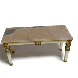Vintage Ideal Petite Princess Miniature Dollhouse Coffee Table 1:16 - Imagen 1 de 6