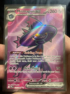 MISMAGIUS 112/094 FULL ART ULTRA RARE POKEMON TCG: ME02 - PHANTASMAL FLAMES NM - Bild 1 von 2
