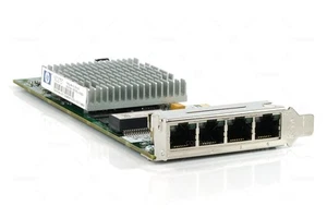 539931-001 LP HP NC375T QUAD PORT 1 Go RJ45 PCI-E ADAPTATEUR ETHERNET PROFIL BAS - Photo 1/7