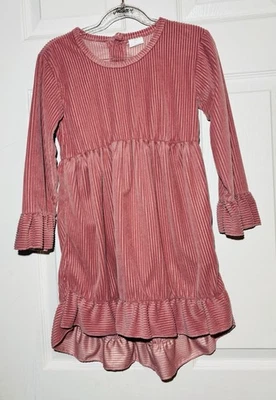 Vestido Pana Rosa Talla 6-7 NUEVO Foto 1 de 2