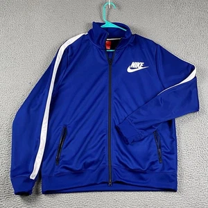 De Colección Nike Cremallera Completa Chaqueta de Pista Para Hombre XL Azul Retro Y2K Deportiva Ropa de Calle Clásica - Imagen 1 de 10