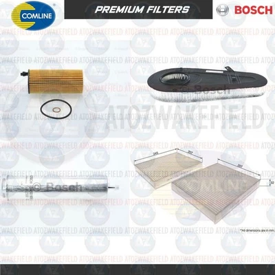 FOR BMW 5 SERIES 520d F07 F10 F11 SERVICE KIT OIL AIR DIESEL FUEL POLLEN FILTERS - Image 1 of 4