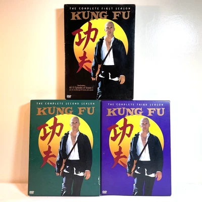KUNG FU: THE COMPLETE FIRST, SECOND, THIRD - SEASON 1-3 (DVD) Adventure Drama - Image 1 of 4