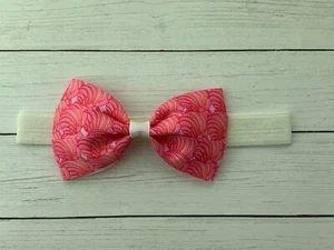 Mexican sweet bread CONCHA Pan Dulce Hair Bow Headband with diff options - Picture 1 of 5