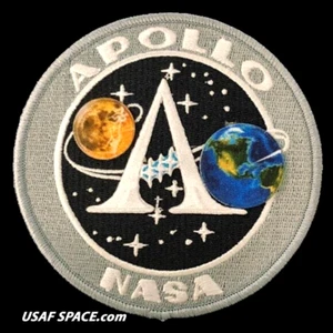 APOLLO PROGRAM - Official NASA - ORIGINAL AB Emblem 4" SPACE Program PATCH MINT - Picture 1 of 3