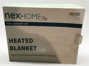 Next Home Pro Heated Blanket Size 90” X90” ( Queen) - Picture 1 of 10
