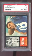 1962 Topps #88 Roman Gabriel ROOKIE RC PSA 5 Graded Football Card NFL Rams