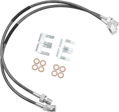 Front Stainless Brake Lines for 71-87 GMC C15/K15 | 4-6" - 89340S - Image 1 of 4