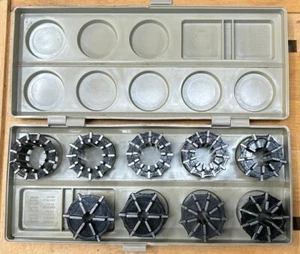 Jacobs 500 Series Rubber Flex Collet set Of Nine ( .200-.300) - (1.000 - 1.062) - Picture 1 of 11