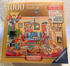 Ravensburger Puzzle 1000 pc - What If? Home Makeover - What really happened? NEW - Picture 1 of 3