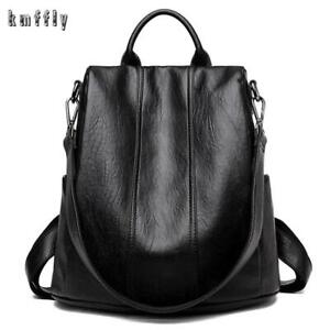 Women Backpack Leather Ladies Anti-theft Shoulder Bag Travel New Fashion